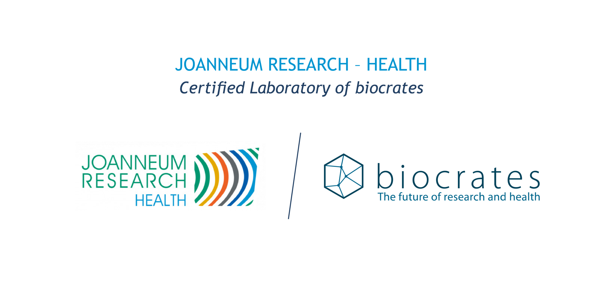 Certified Laboratory of biocrates - Joanneum Research